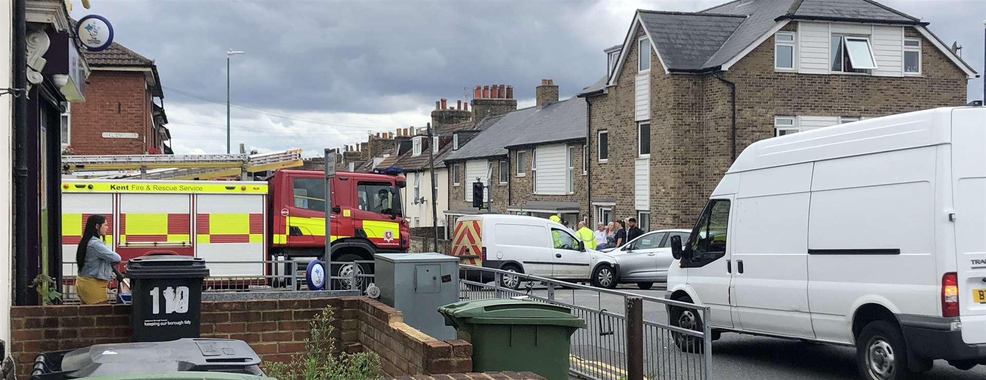 Kent Fire and Rescue Service are at the scene of a collision in Maidstone