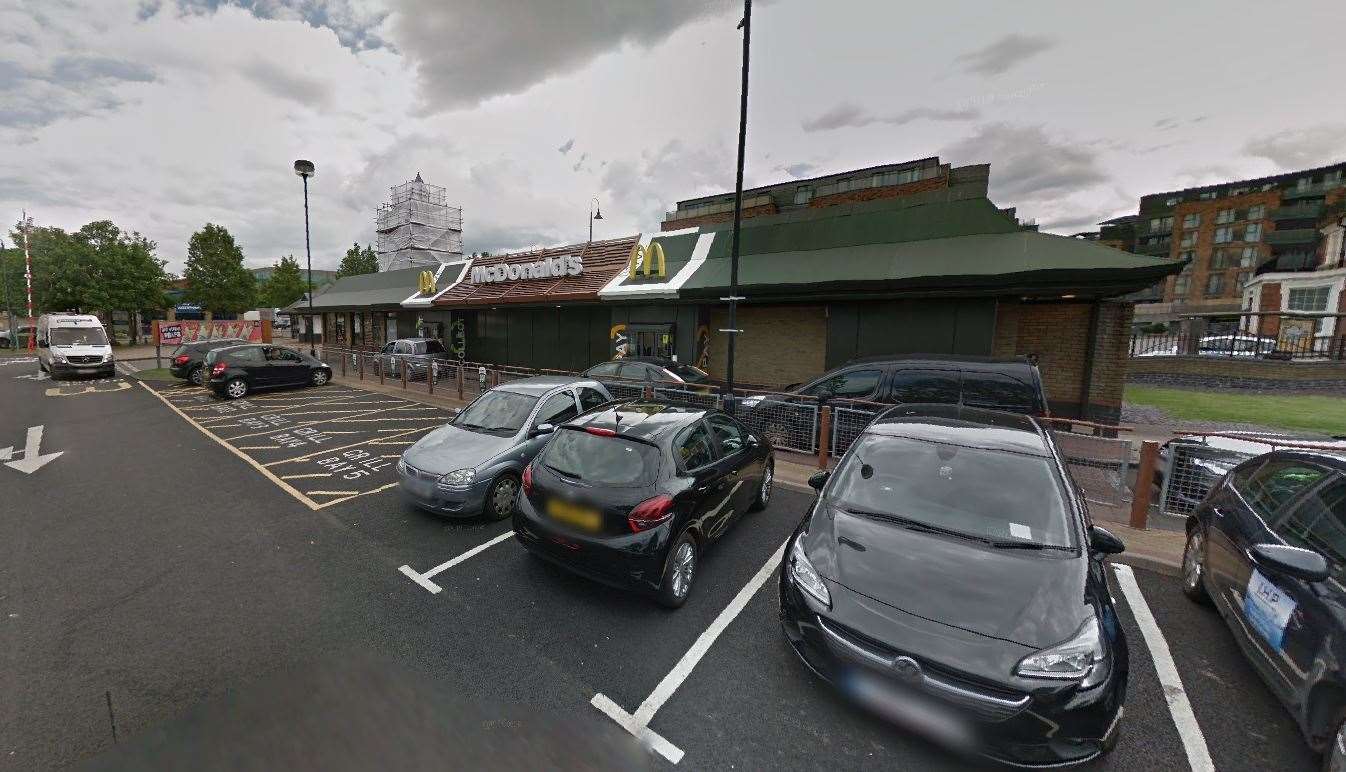 McDonald's in Tower Retail Park, Crayford, will be shut until March 28. Picture: Google