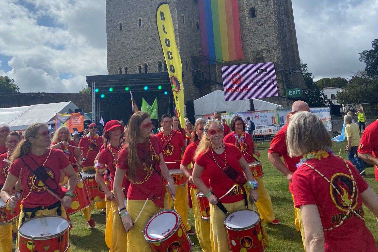 The Medway Pride event took place in Rochester Photo: Medway Council