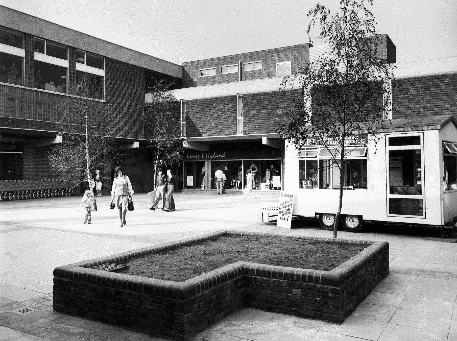 Department store Lewis & Hyland in the Tufton Centre in 1975. Picture: Steve Salter