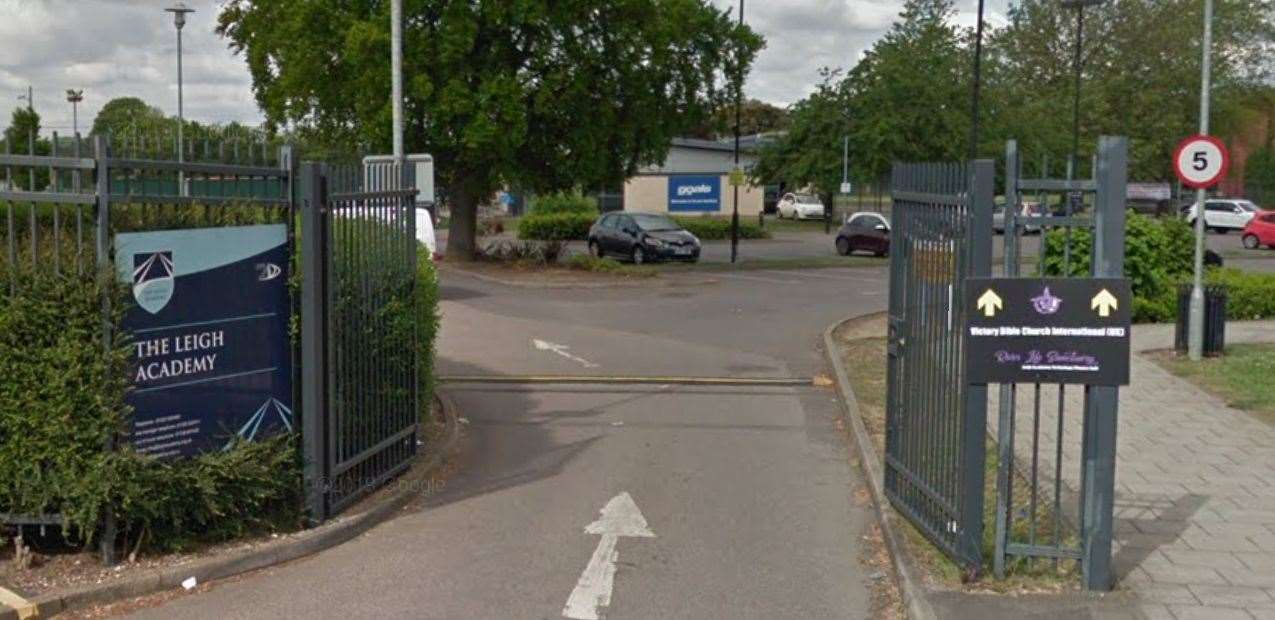 The Leigh Academy currently has an annual intake of 270 pupils for its Year 7 cohort. Picture: Google