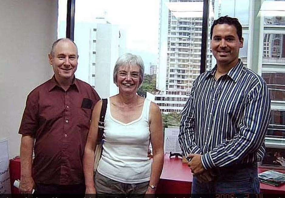 John Darwin faked his death in 2002 before turning up alive in 2007 and claiming to have no recollection of the previous five years. This is the damning photograph that proved Anne Darwin knew her husband, John, was alive in 2006. Pic: www.movingtopanama.com