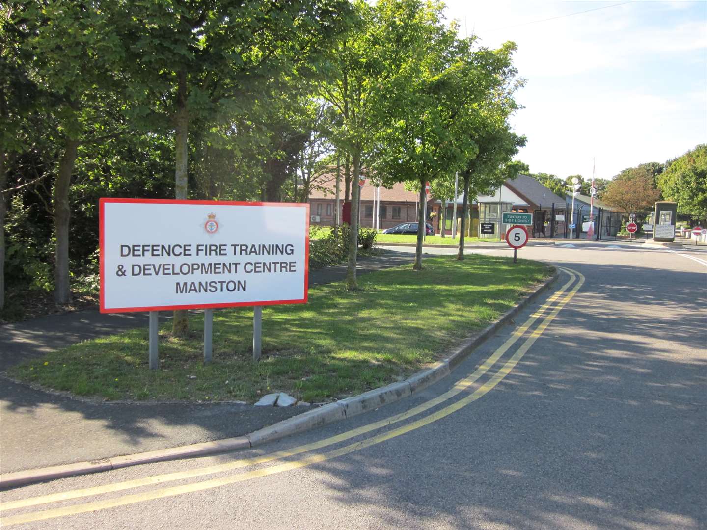 The former Defence Fire Training and Development Centre in Manston