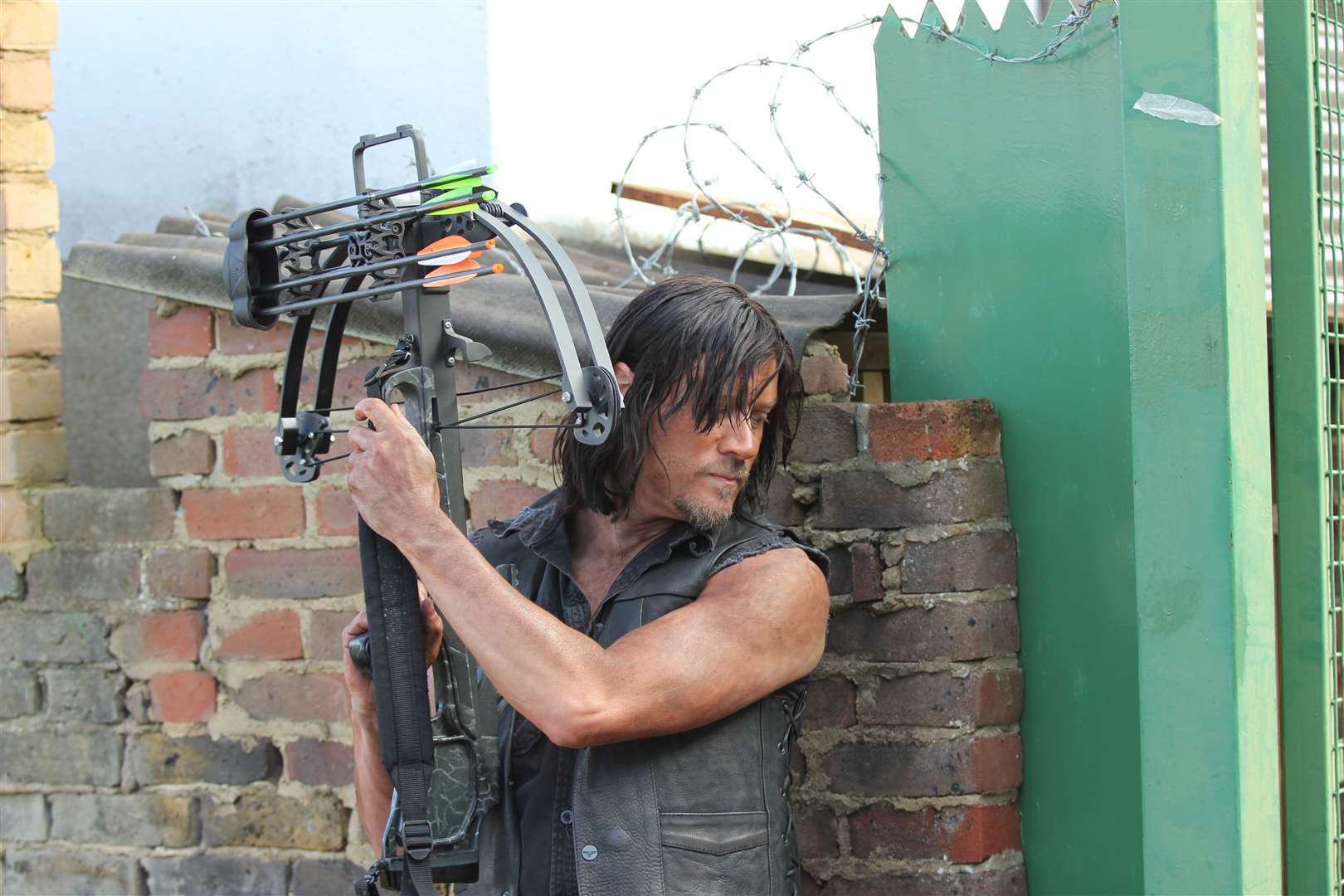 Mike Burleigh as Daryl Dixon. Picture: Stephanie Parton (SAS Photography) and Gino Cinganelli