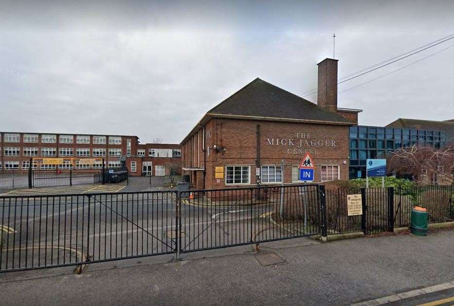The Amazon box was found at the Mick Jagger Centre in West Hill, Dartford. Photo: Google