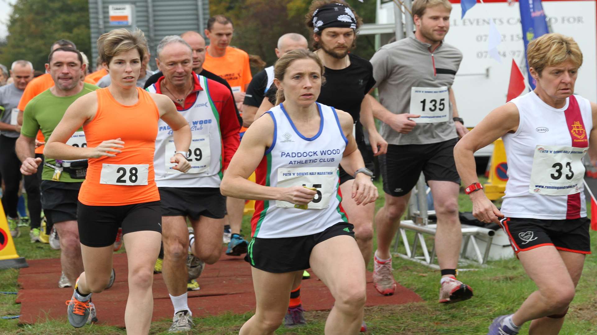 This year's Path 'n' Downs Marathon gets under way Picture: Rebecca Clarke