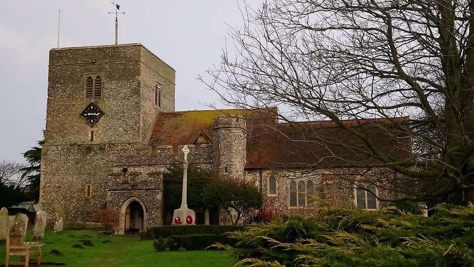 The church St Peter and St Paul at Borden near Sittingbourne