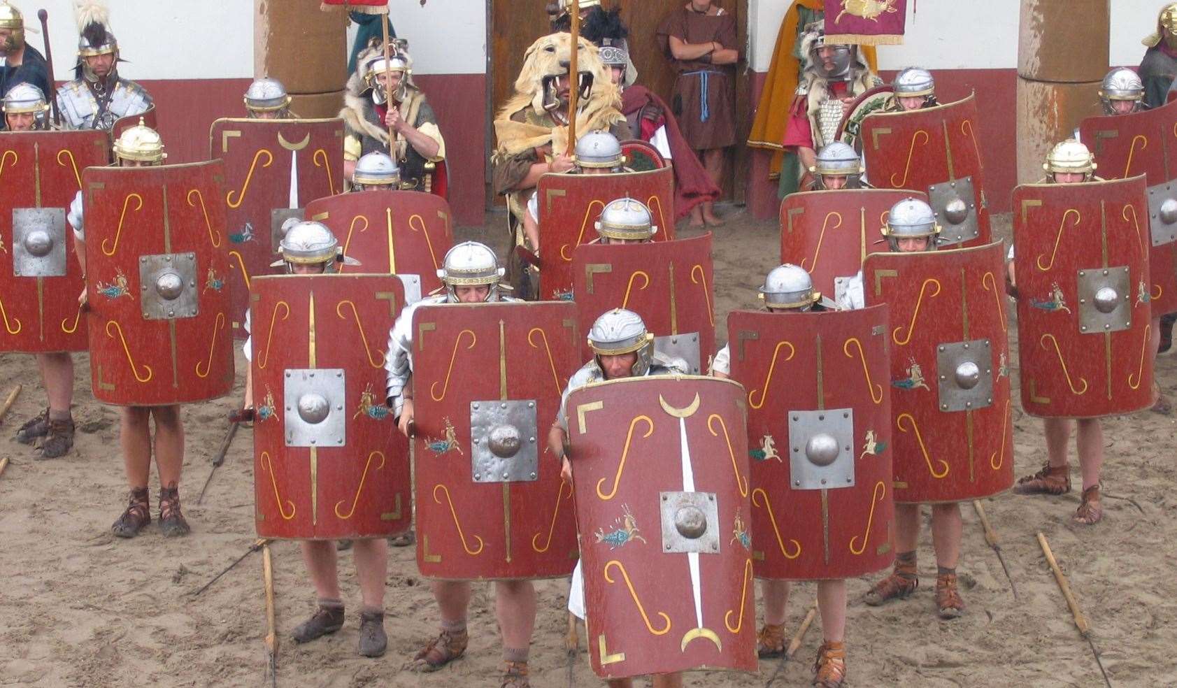 The Romans arrived in AD43 for the invasion which would see them conquer
