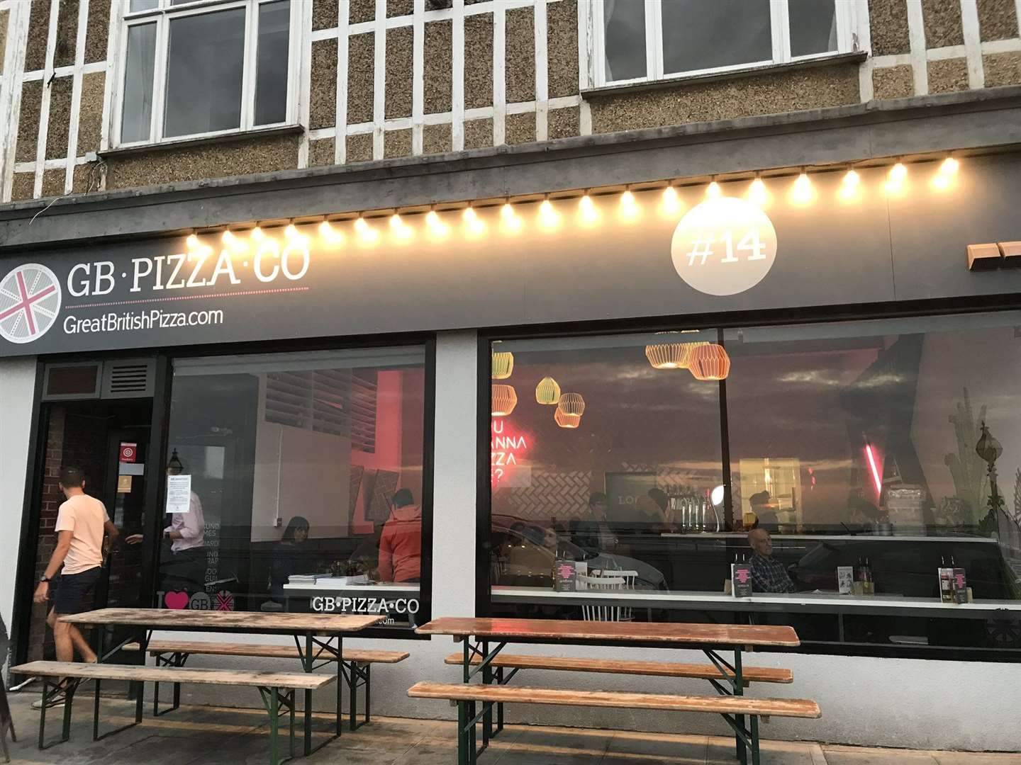Staff were attacked at GB Pizza in Margate. Pic: GB Pizza