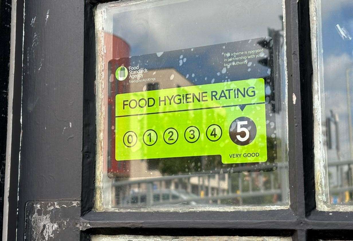 Cappadocia in Station Road, Ashford has been given a five-star food hygiene rating