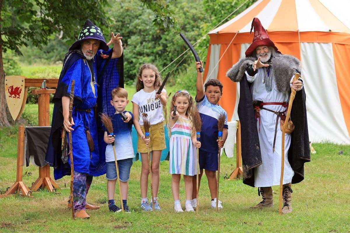 Meet magical masters at Hever Castle and learn their wizarding ways. Picture: Hever Castles and Gardens