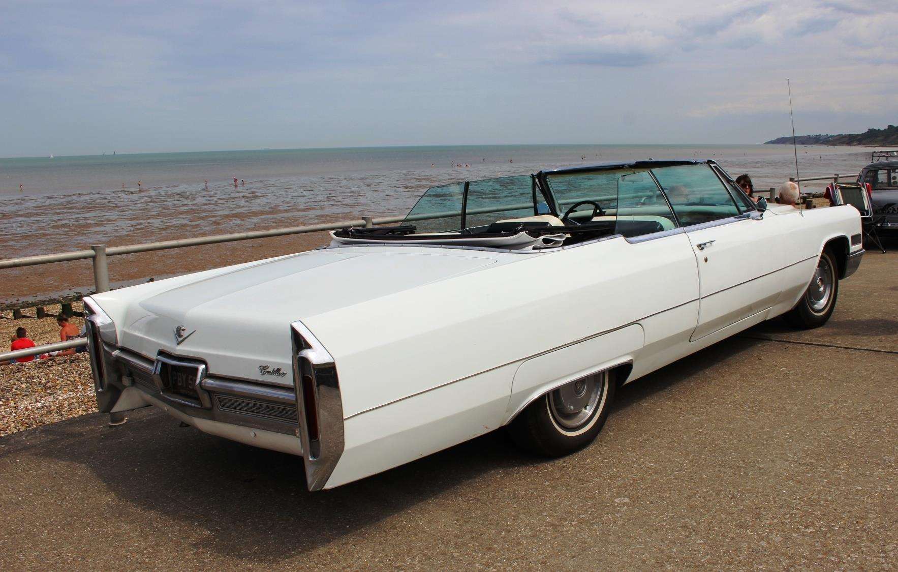 This big American Cadillac turned heads on the Sheppey seafront at Minster Leas on Sunday (3206556)