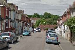 Police are investigating claims of a sex attack in Curzon Road, Chatham. Picture: Google Street View