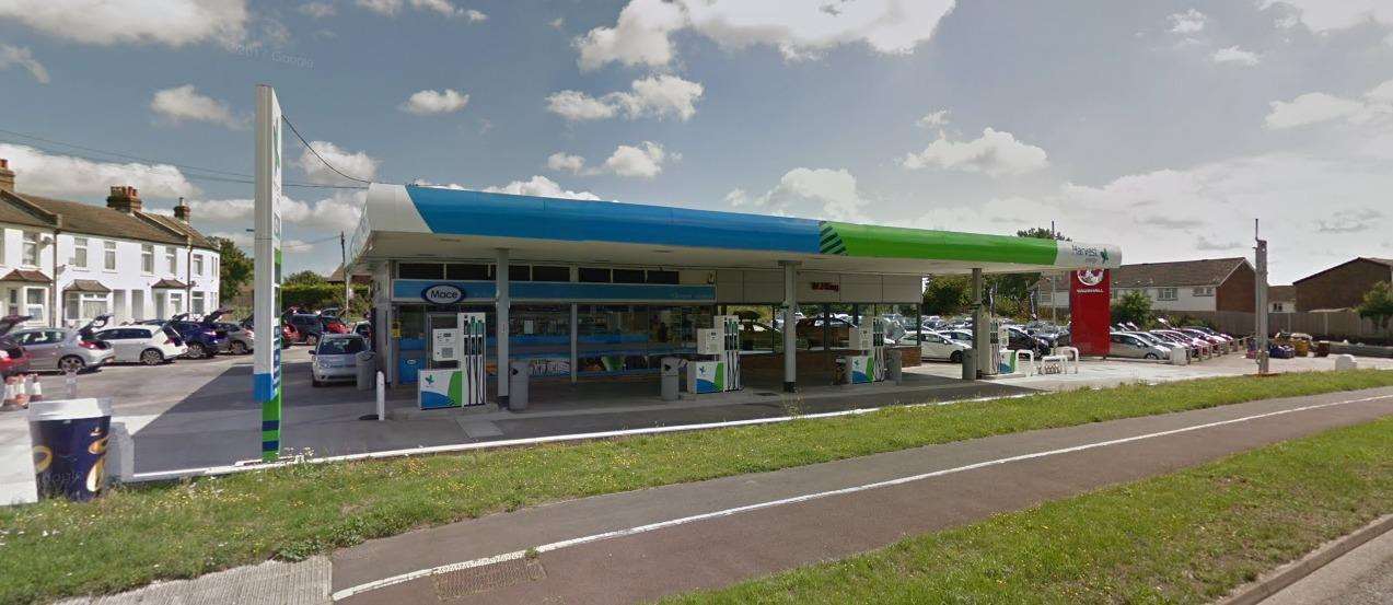 The alleged attempted robbery happened at the Harvest petrol station