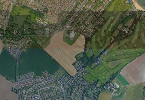 The developer wants to build on land off Convent Road in Broadstairs.Picture: Land Allocation Ltd