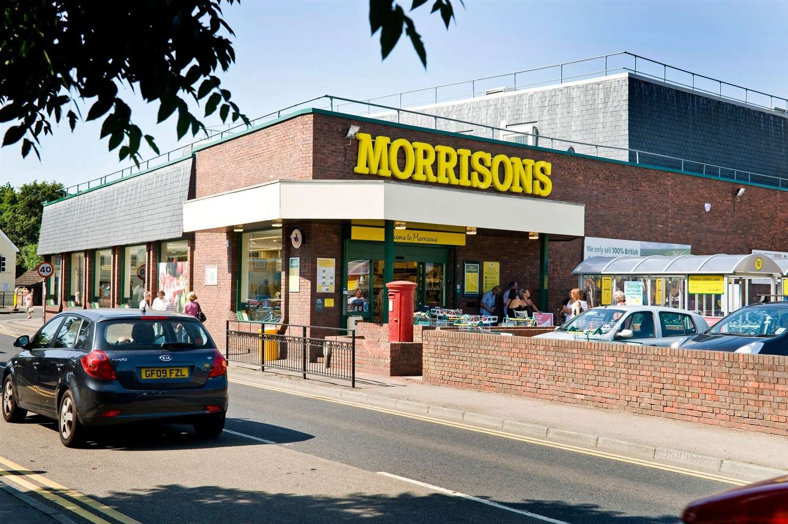 Colegate was pulled over in Larkfield and police asked him to pull into the Morrisons supermarket car park. Stock picture: Morrisons