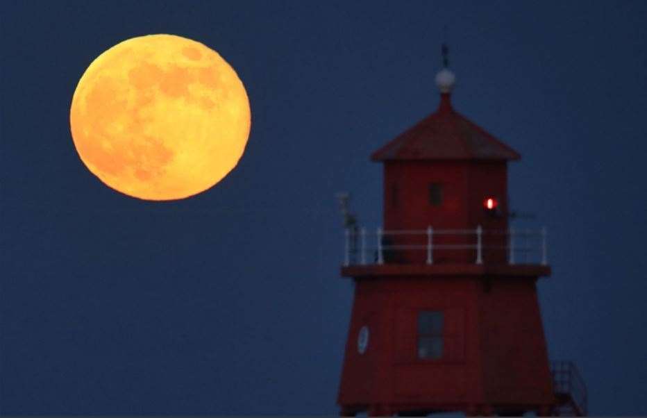 Skygazers in Kent will be treated to a 'strawberry moon' on June 24. Picture: Owen Humphreys/PA