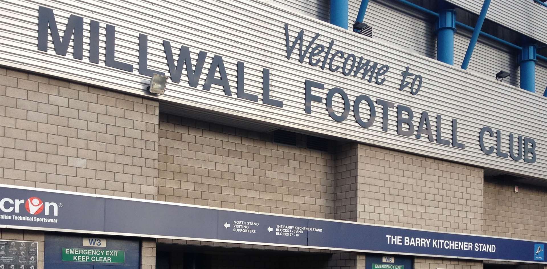 Millwall FC play in the Championship at the Den and currently train at facilities in Bromley.