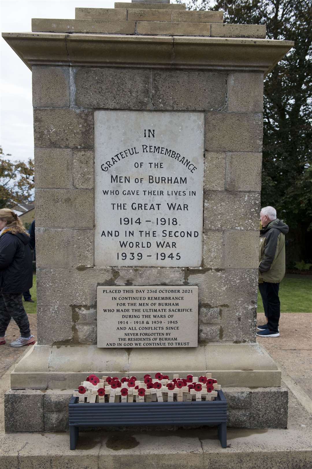The Burham War Memorial. Picture Tony Pullen