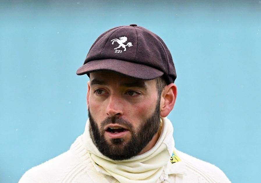 Jack Leaning - Kent head coach Matt Walker hopes his unbeaten century against Worcestershire can be the catalyst for a big summer for him. Picture: Keith Gillard