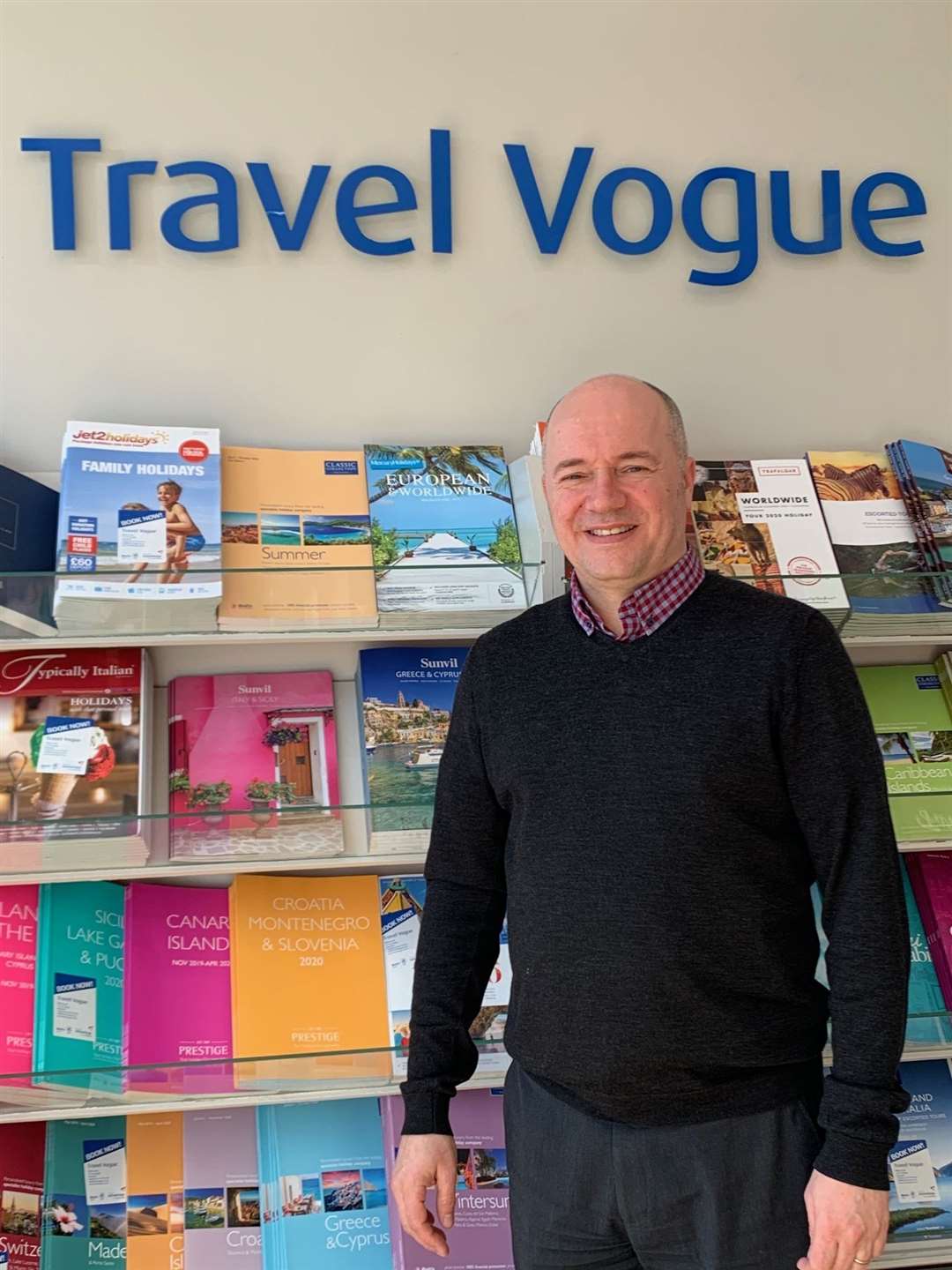 Andrew hopes the travel industry can return to normal in 2021