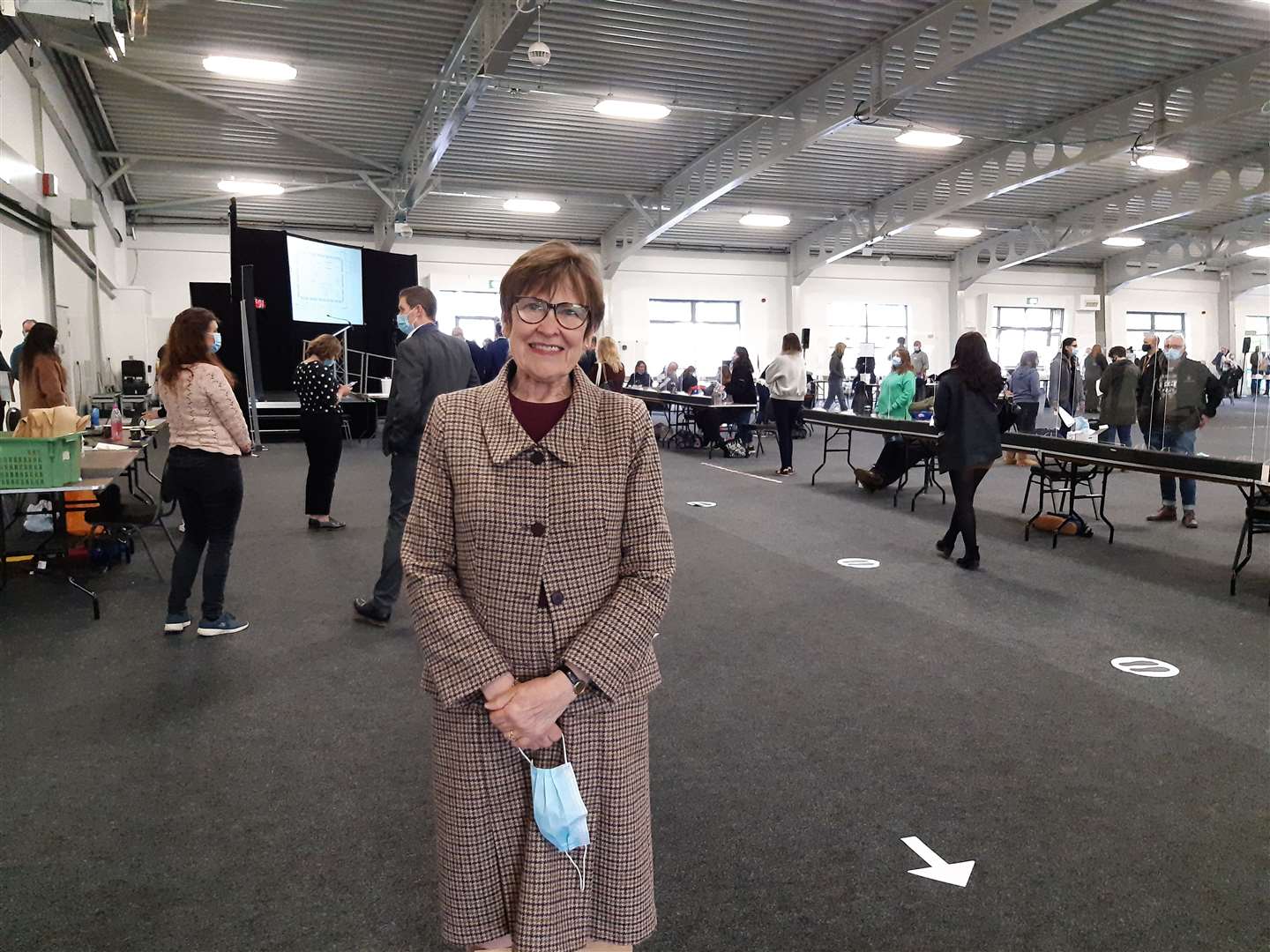 Cllr Fay Gooch after her win in the Maidstone Borough Council election for Barming and Teston Ward (46945455)