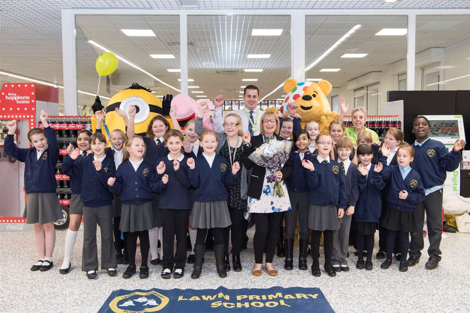 Lawn Primary School recieved a £500 donation from Asda Gravesend to helpt them enter a national singing competition