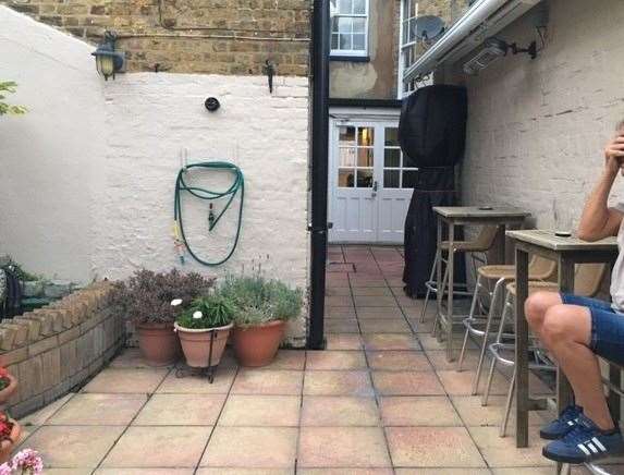 There is a good sized outdoor area at the back of the pub but the smokers still favour the front doorstep