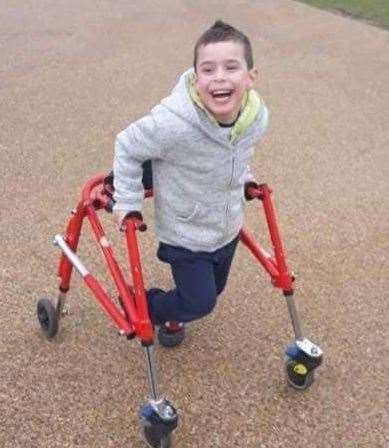 Money is needed for Theo's aftercare after surgery. Picture: Kate Foss