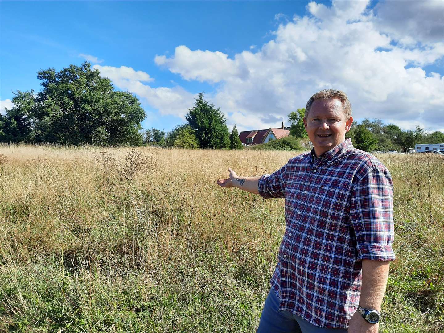 Mr Woodward is hoping to build the first carbon-neutral house of its kind on a plot in Hawthorn Corner, Herne Bay