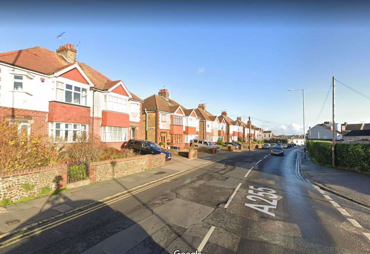 Detectives are investigating after burglars broke into an elderly man's home in Park Road, Ramsgate. Picture: Google Street View