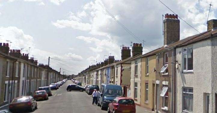 Armed police raided a home in Berridge Road, Sheerness