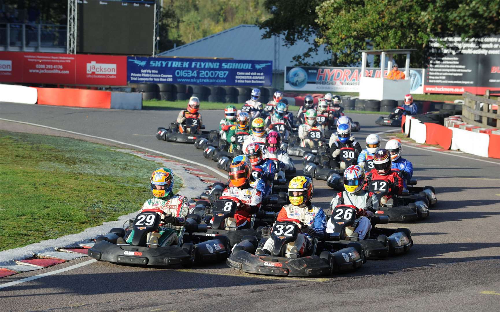 The start of the A Final in the 2014 Henry Surtees Challenge. Picture: Simon Hildrew