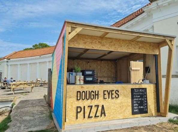 Dougheyes Pizza has opened at the Ramsgate Boating Pool. Picture: Dougheyes Pizza/Instagram