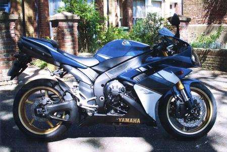 A Yamaha R1 stolen in a raid on a motorbike shop in Faversham.
