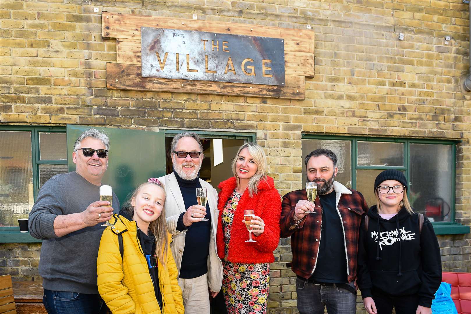 Vince Keen, Nell Moir, Jim Moir, Nancy Sorrell, Neil Horenz-Kelly and Lizzie Moir Picture: Alan Langley