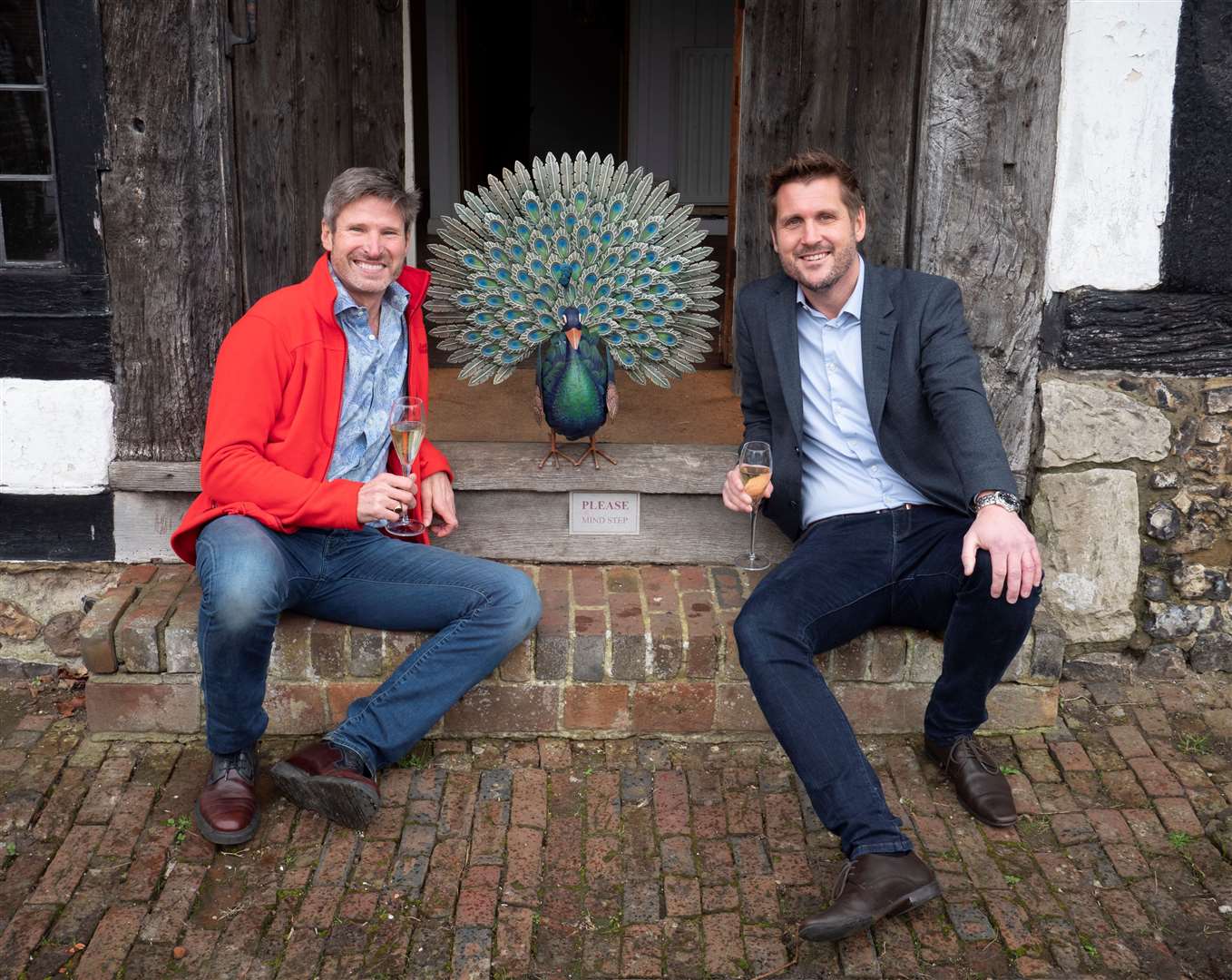 Greg Taylor and Nick Mogford of the Tudor Peacock in Chilham