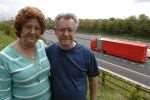 Dorothy and Alan Martin say they are suffering from noise pollution after trees were removed Picture: David Antony Hun