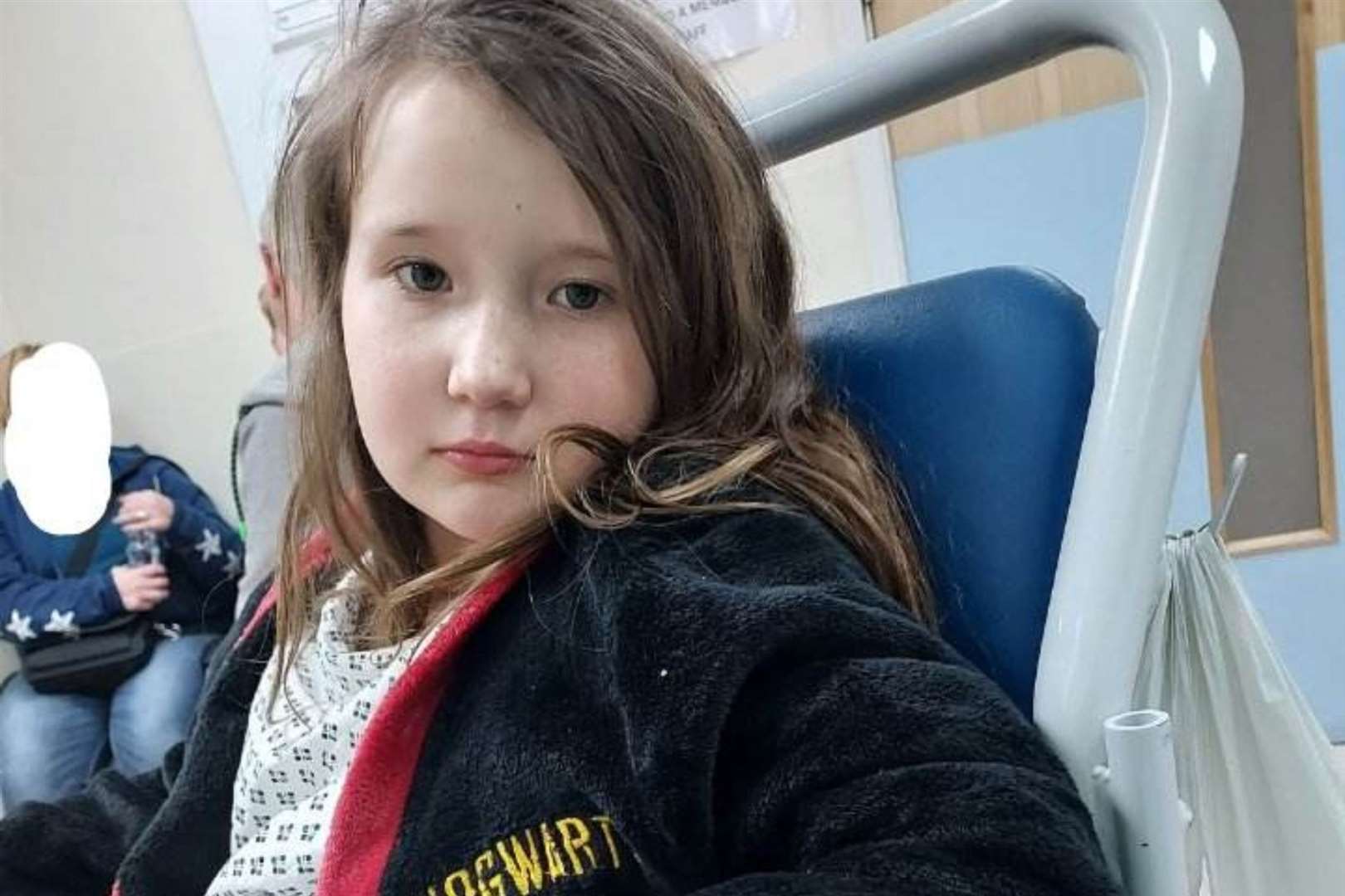 Eight-year-old Nevaeh stopped breathing when she had a seizure at home as an ambulance never arrived. Picture: Jay-Leigh Anderson