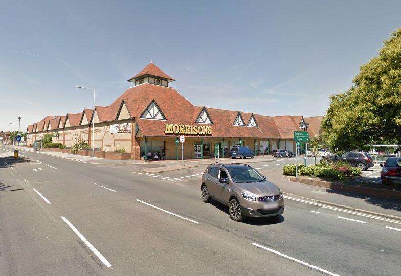 The Morrisons store on Cheriton Road in Folkestone. Picture: Google Street View