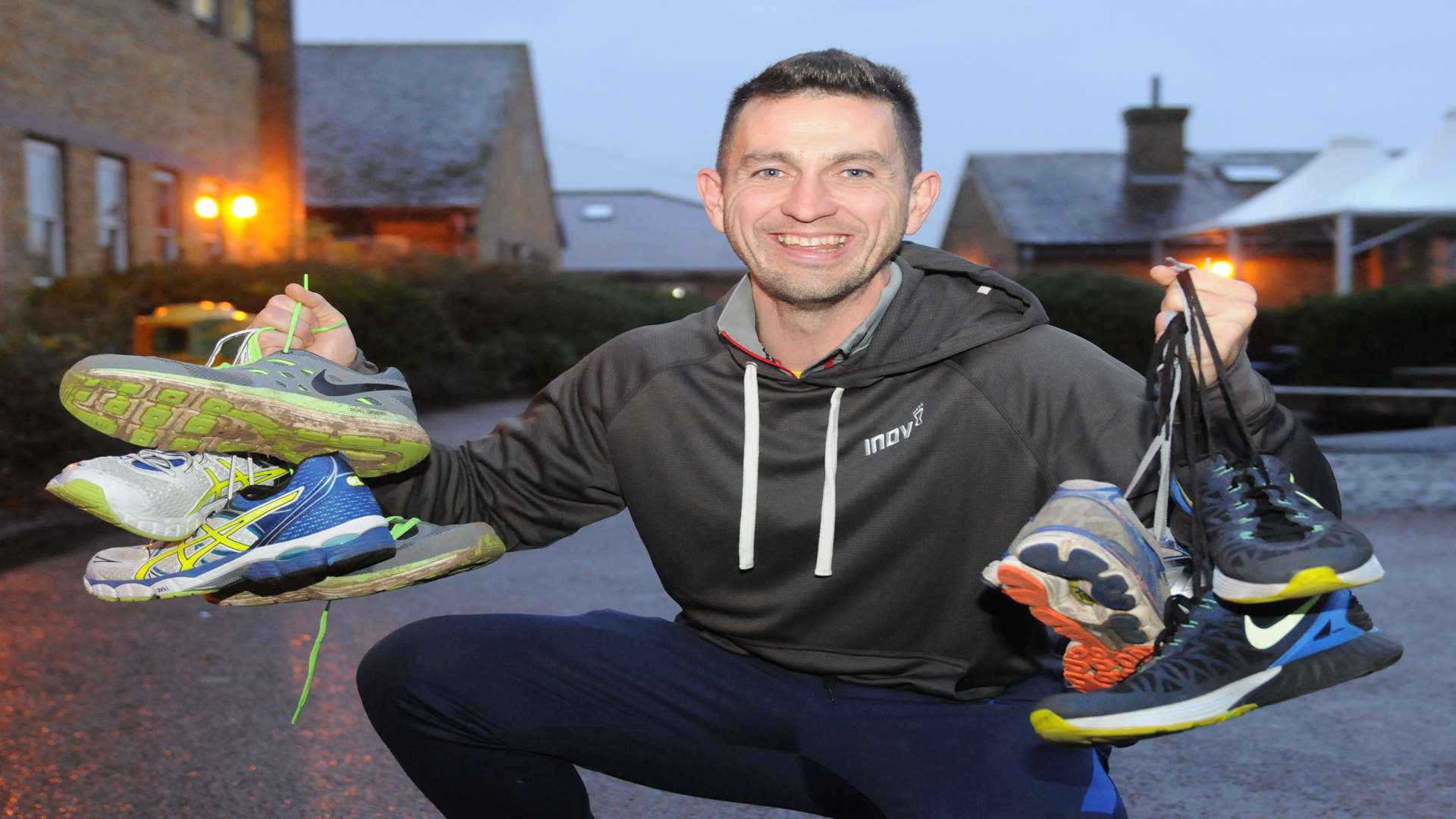 PE teacher Mike James ran 2,105 miles in 2015