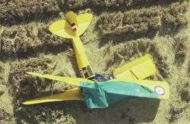 The Tiger Moth crashed in July last year killing Peter Winter. Picture: Air Accidents Investigation Branch