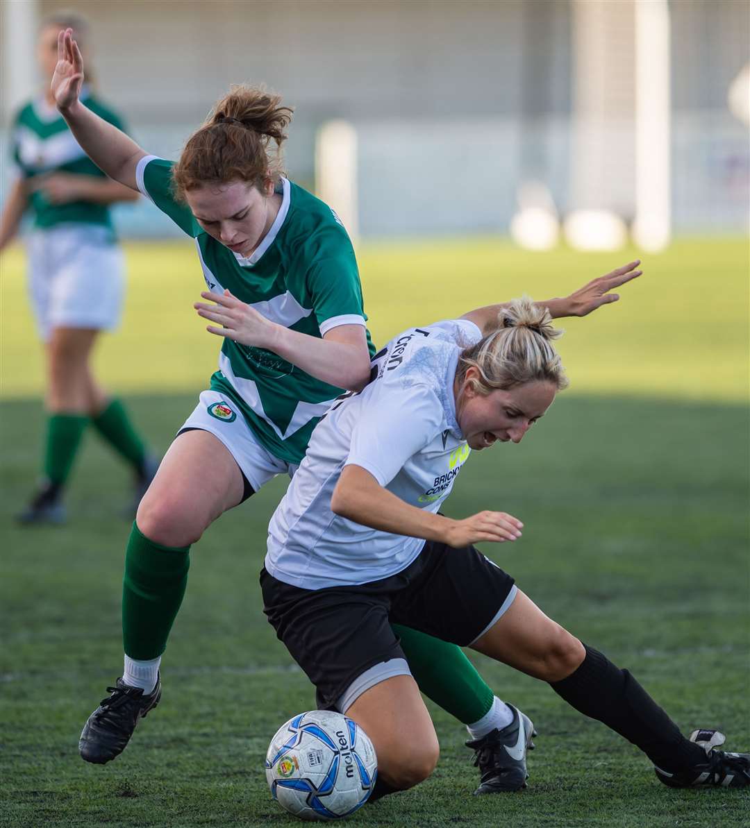 Ashford United Ladies are looking forward to the biggest game in their history this weekend. Picture: Ian Scammell