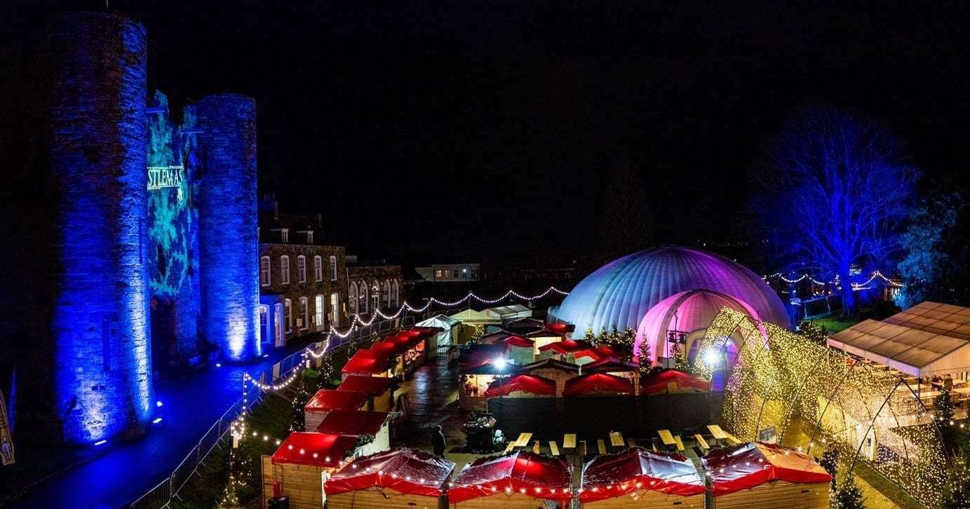 Castlemas, the immersive Christmas is at Tonbridge Castle this December. Image by Studio 23 Photography