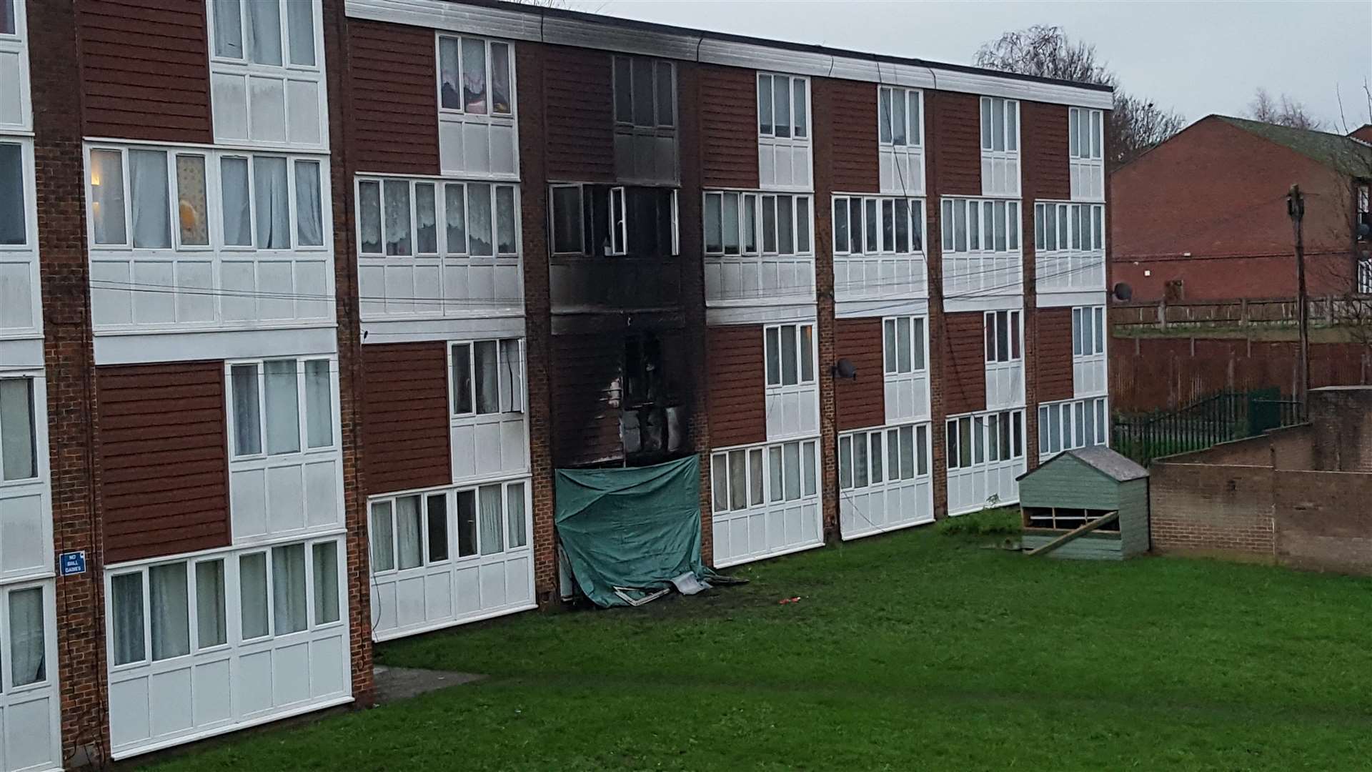 The fire in Walshaw House claimed the life of a woman in her 60s