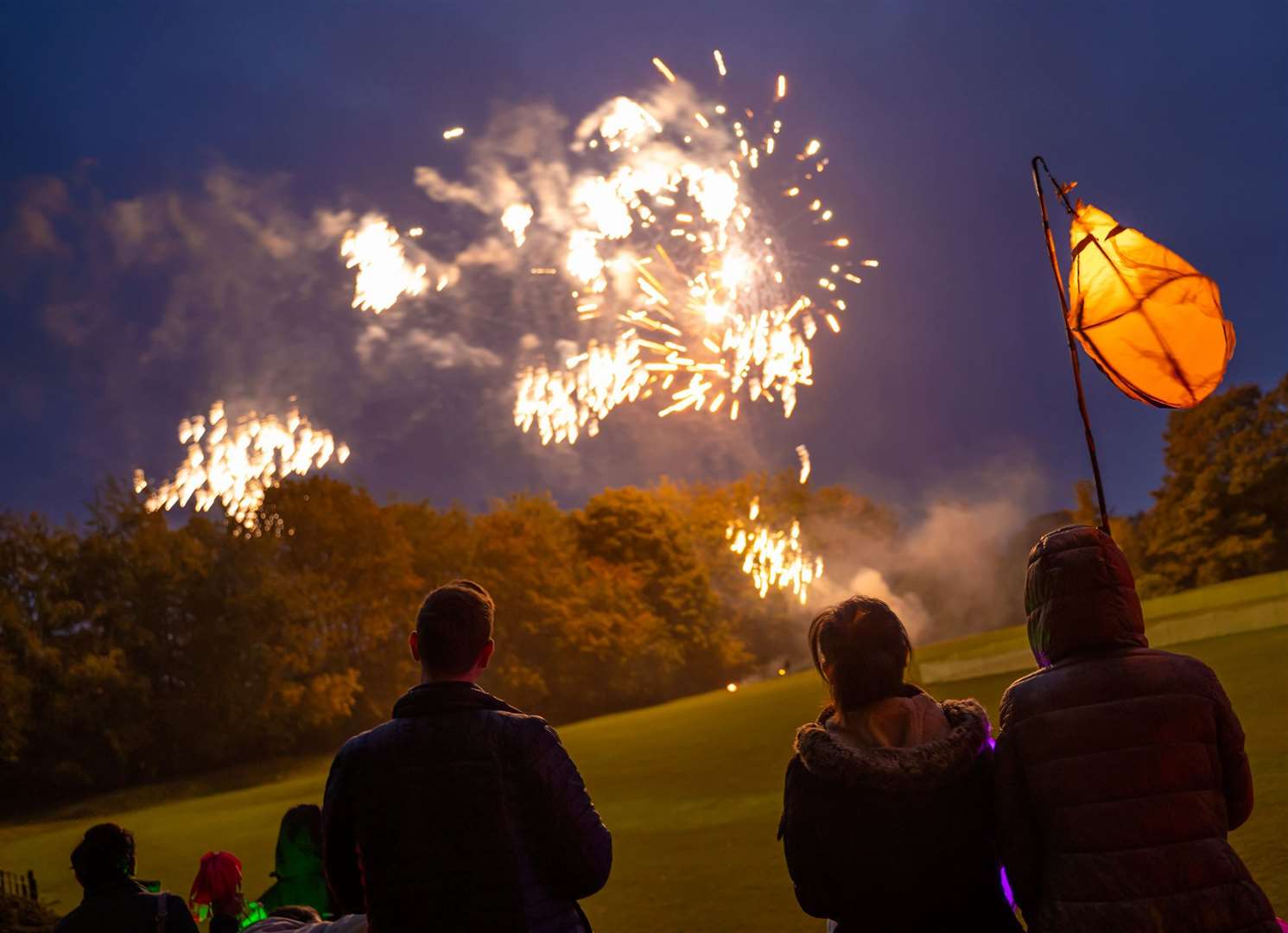 A firework display closed the night. Picture: Cohesion Plus