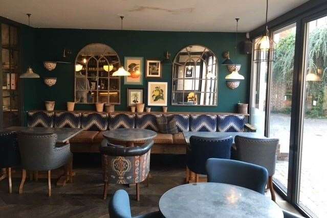 Individual seating areas have been created within the pub and each has been decorated in its own style