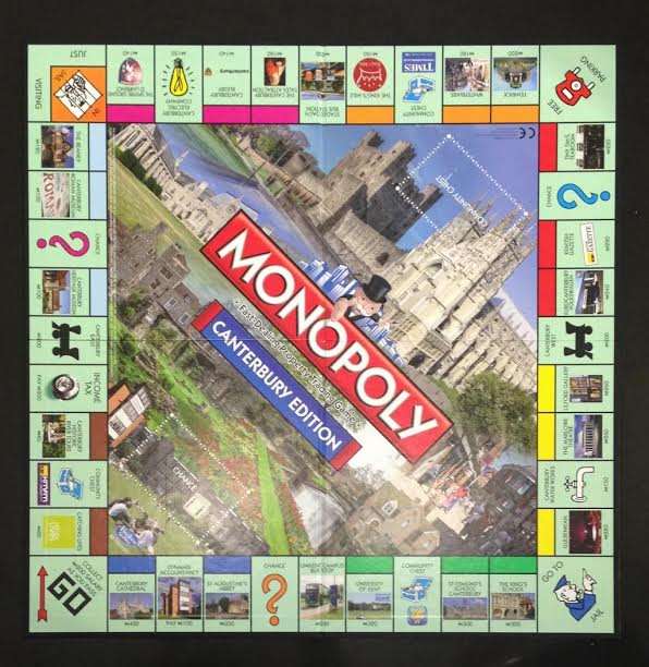 Canterbury Monopoly Board Game 