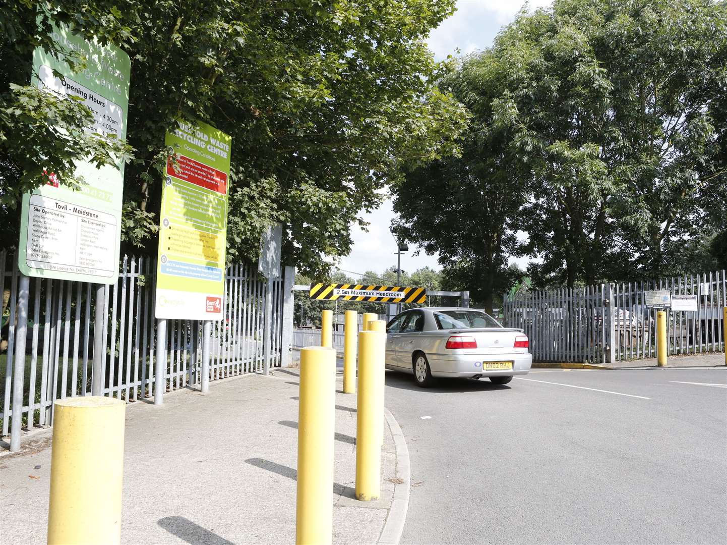 The Tovil Household Waste Recycling Centre