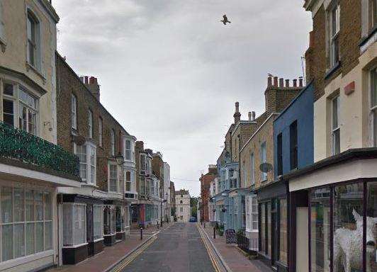 Addington Street, Ramsgate where a man's body was found in a property along the street. Picture: Google (7218044)
